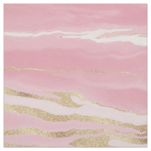 Tela Pintura abstracta de mármol rosa dorado