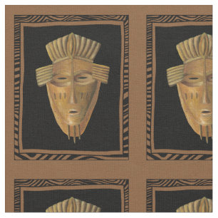 Tela Pintura africana de la máscara de Chariklia Zarri