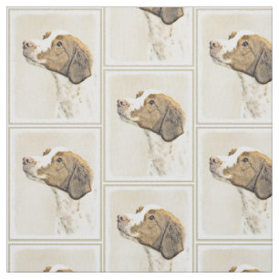 Tela Pintura británica - Arte de perro original muy bo