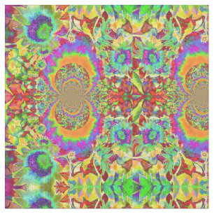 Tela Pintura de acuarela floral de girasol abstracto az