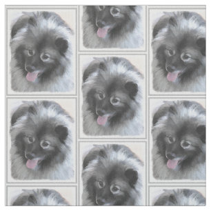 Tela Pintura de Bailey del Keeshond - arte original