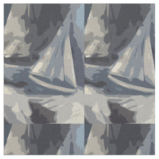 Tela Pintura de barco de vela