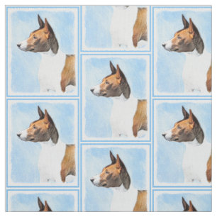Tela Pintura de Basenji - Arte original muy bonito