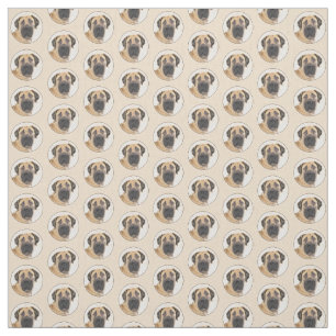 Tela Pintura de Boerboel - Arte de Perro Original.