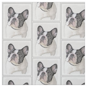 Tela Pintura de Bulldog francés (Brindle Pied) - Arte 