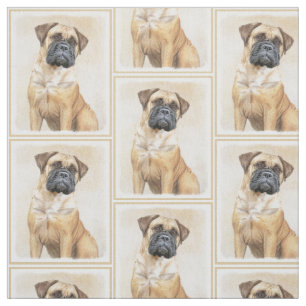 Tela Pintura de Bullmastiff - Arte de Perro Original.