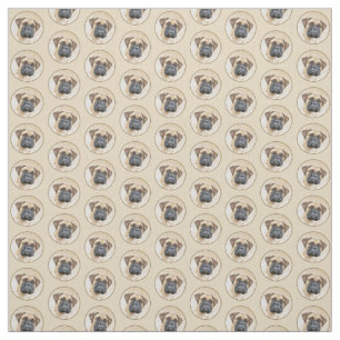 Tela Pintura de Bullmastiff - Arte de Perro Original.