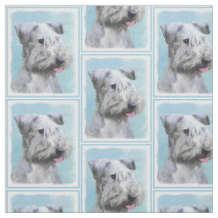 Tela Pintura de Cesky Terrier - Arte de Perro Original.
