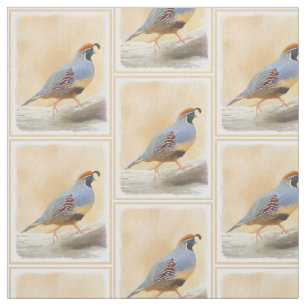 Tela Pintura de codorniz de gambrel original arte de av