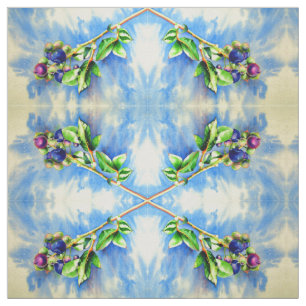 Tela Pintura de color azul