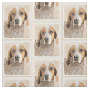 Tela Pintura de Coonhound americano - Arte Original