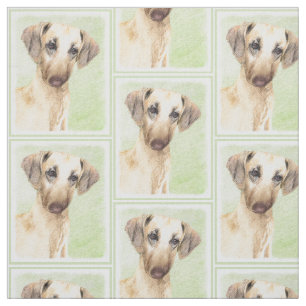 Tela Pintura de eslúpulos - Arte de perro original lind