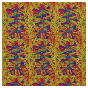 Tela Pintura de flores de delfinio