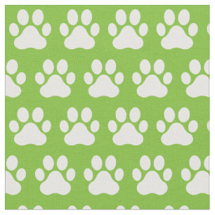Tela Pintura de gato de perro Mascota imprime blanco ve