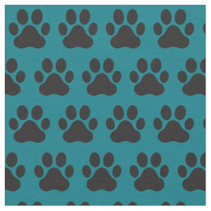Tela Pintura de gato de perro Mascota imprime negro Ver