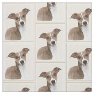 Tela Pintura de Greyhound italiana - Arte de perros ori