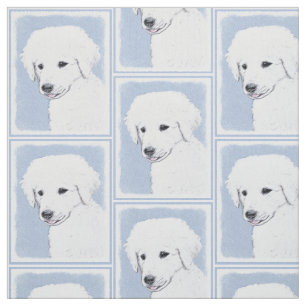Tela Pintura de Kuvasz - Arte de perro original lindo