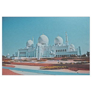 Tela Pintura de la Mezquita Abu Dhabi