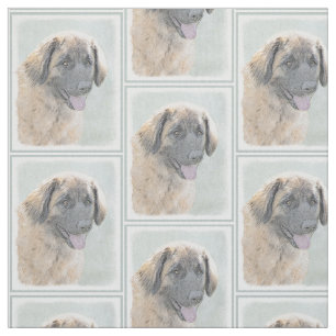 Tela Pintura de Leonberger - Arte de Perro Original.