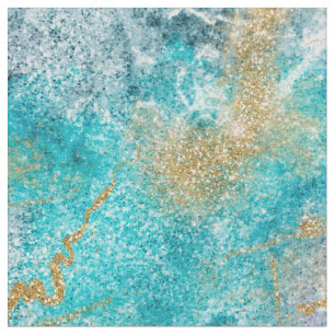 Tela Pintura de mármol de oro azul