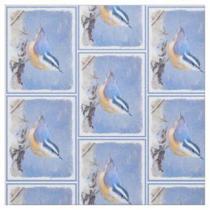 Tela Pintura de nueces de paja roja original arte de pá