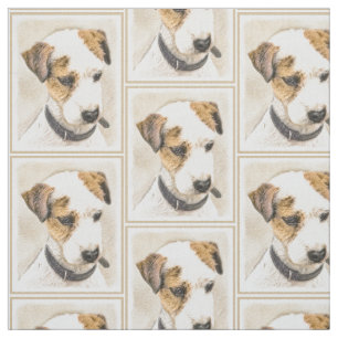 Tela Pintura de Parson Jack Russell Terrier - Arte de p