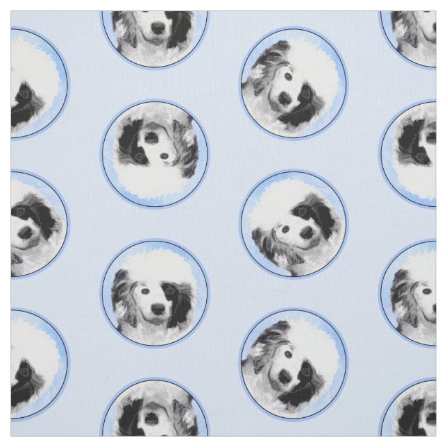 Tela Pintura de perro de agua portuguesa PWD arte origi (Retal)