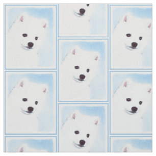 Tela Pintura de perro esquimal estadounidense - Arte or