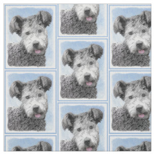 Tela Pintura de Pumi - Arte de Perro Original.