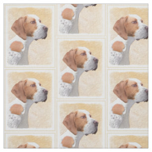 Tela Pintura de puntero - Arte de perro original curado