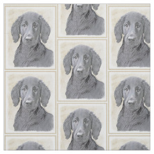 Tela Pintura de recuperación plana - Arte del perro or