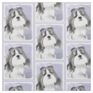Tela Pintura de Shih Tzu - arte original lindo del