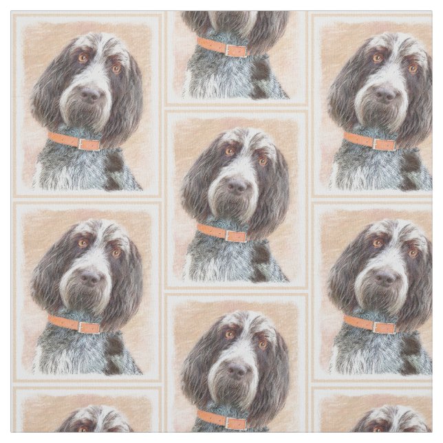 Tela Pintura de Spinone Italiano - Arte de Perro Origin (Retal)