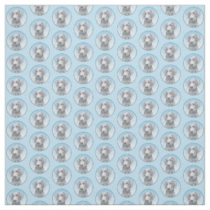 Tela Pintura de Weimaraner - Arte de Perro Original.