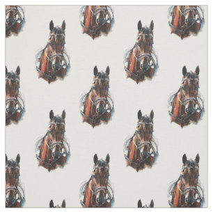Tela pintura del caballo que trota. Modifiqúeme para