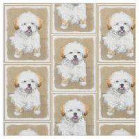 Pintura del perrito de Lasa Apso - arte original