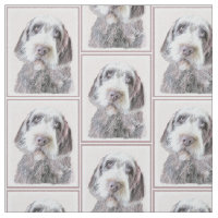 Pintura el señalar Griffon Wirehaired - arte del