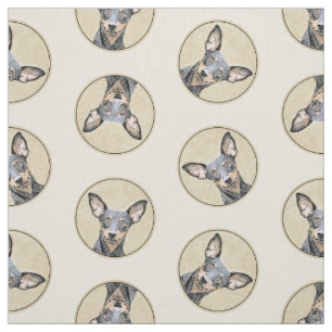 Tela Pintura en miniatura de Pinscher Cute arte origina