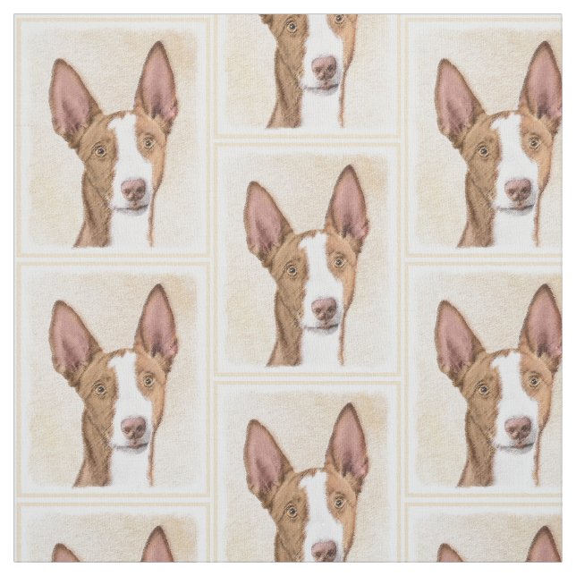 Tela Pintura enredadera ibicenca - Arte de perro origin (Retal)