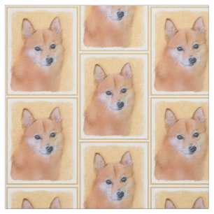 Tela Pintura finlandesa de Spitz - Arte de perro origin