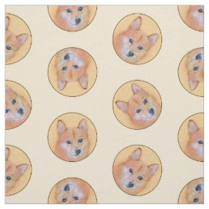 Tela Pintura finlandesa de Spitz Cute original arte de