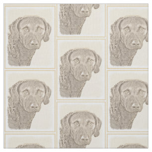 Tela Pintura original de perro de Chesapeake Bay