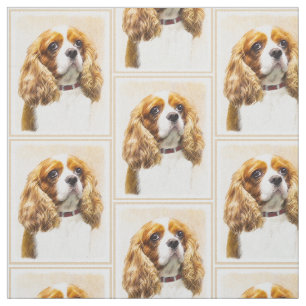 Tela Pintura original del Cavalier King Charles Spaniel