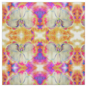 Tela Pintura orquídea abstracta románica