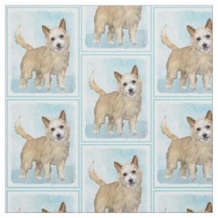 Tela Pintura portuguesa Podengo Pequeno - Arte original