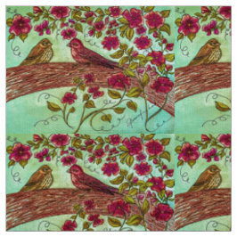 Tela Pinzones Vintage