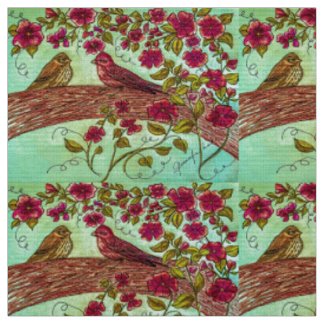 Tela Pinzones Vintage
