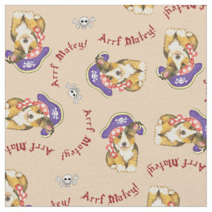Tela Pirata de Pembroke Welsh Corgi