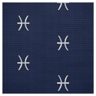 Tela Pisces Símbolo zodiaco Marina Fibra de Carbono Azu