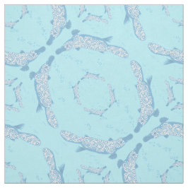 Tela Piscina azul tejido circular